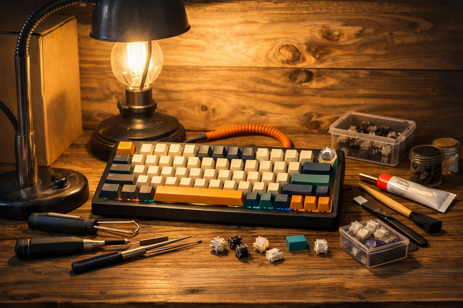 Workshop desk — placeholder